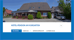 Desktop Screenshot of pension-am-kurgarten.de